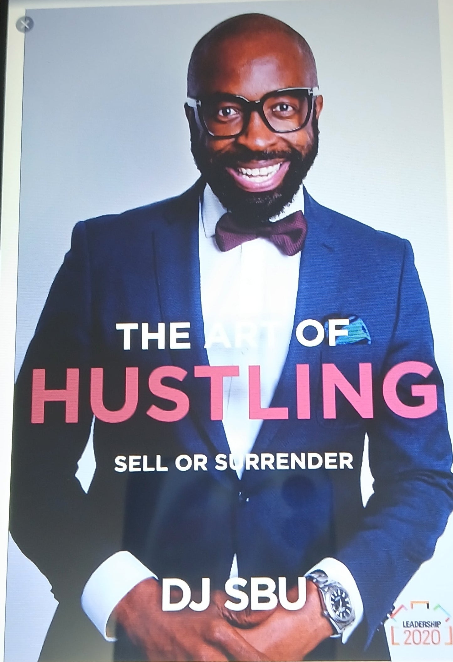 a 'The art of hustling' book
