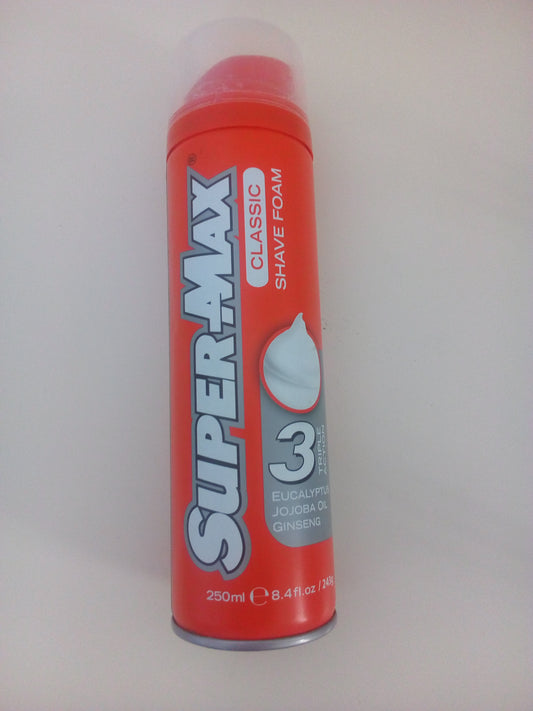 SuperMax shave foam