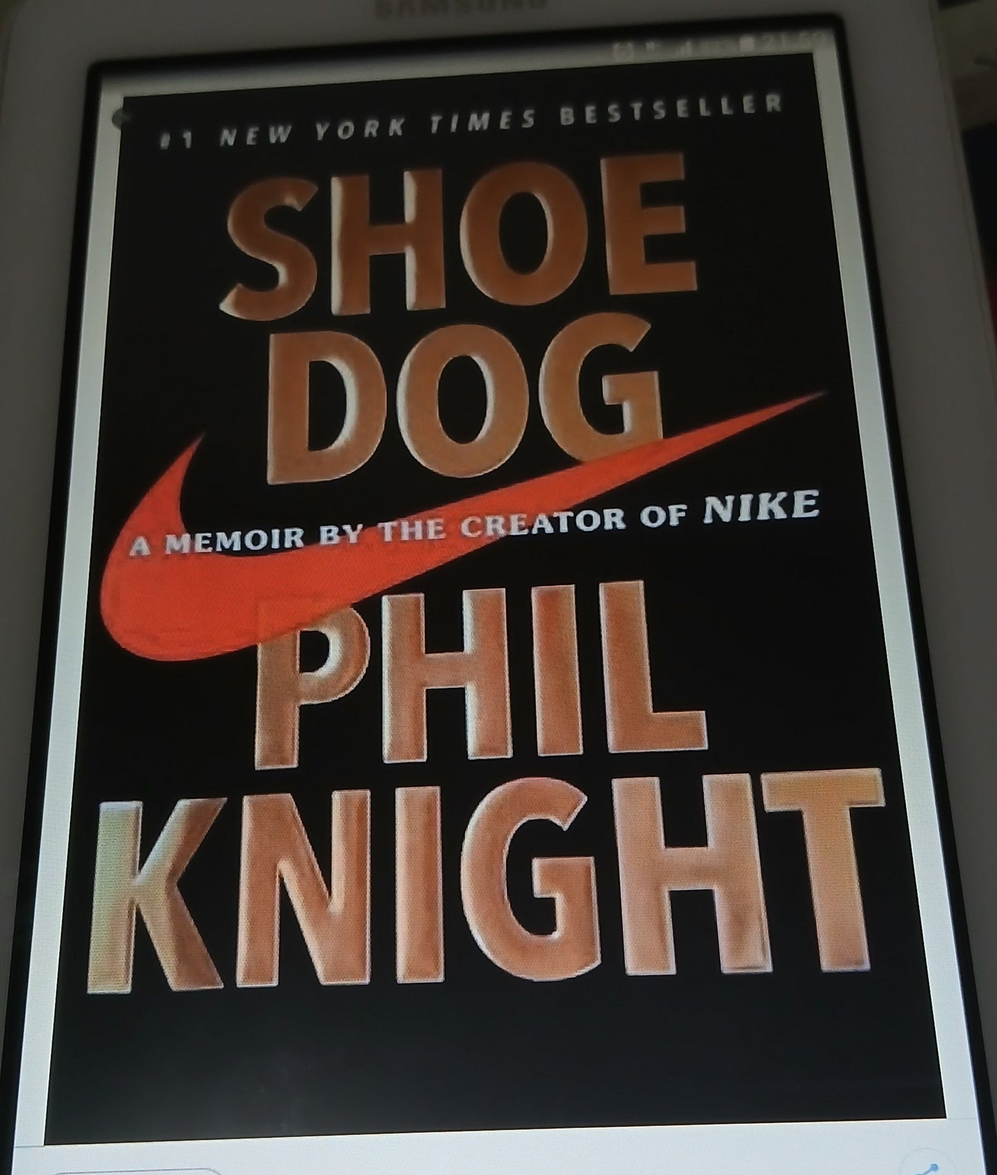 'Shoe dog'  book